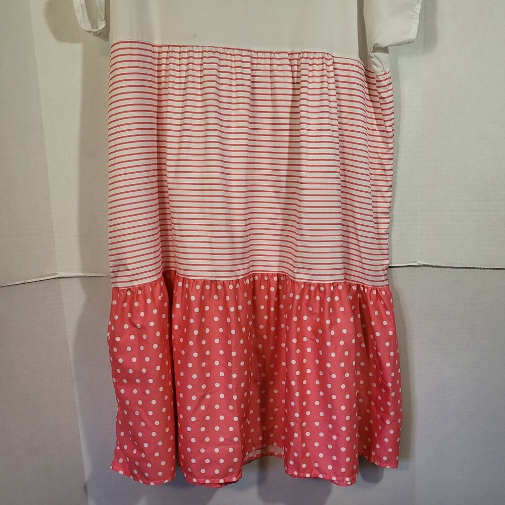Gulang Women's Multi Pattern Sundress Size ? Coral Pink - Picture 3 of 8